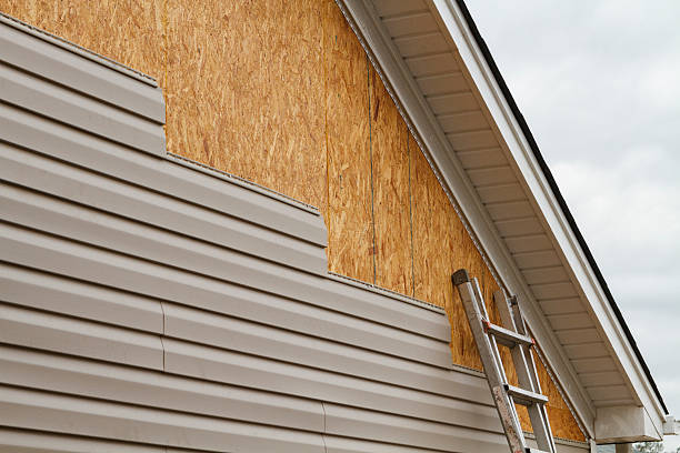 Professional Storm Damage Siding Repair technician working in McKenney, VA
